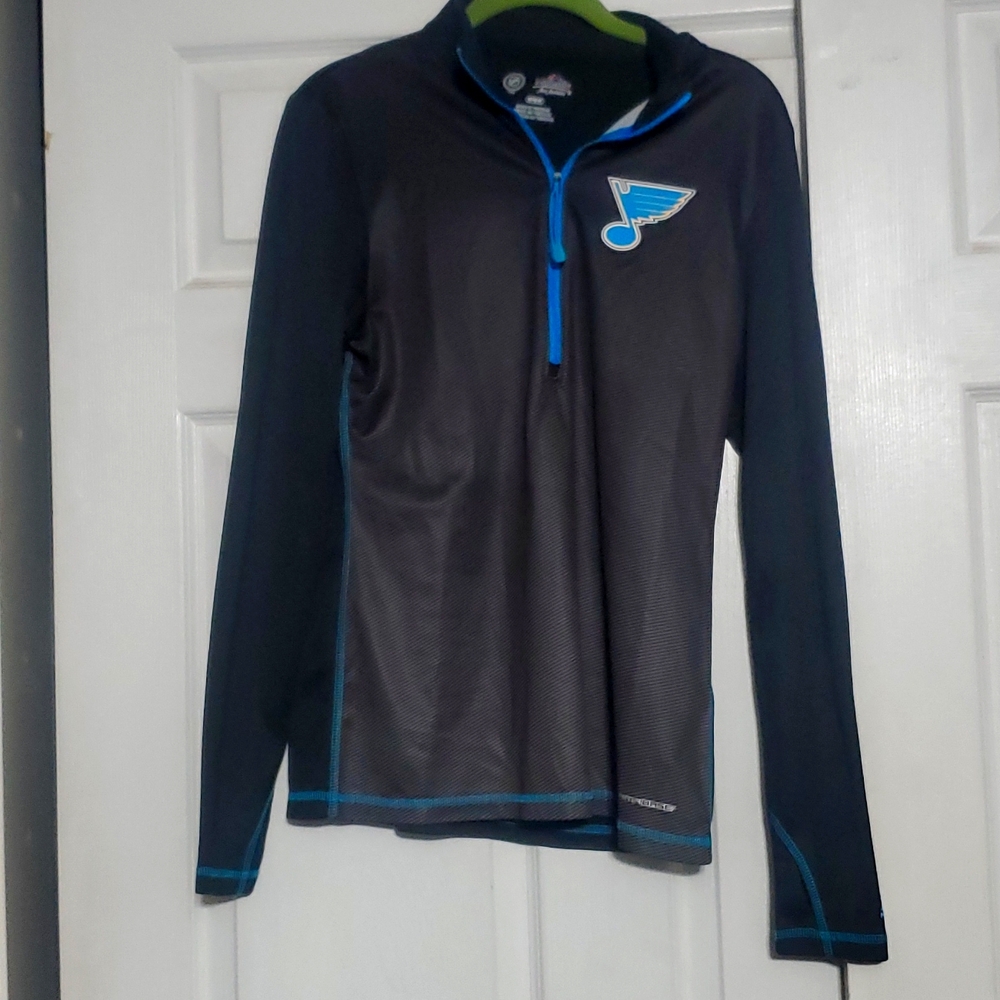 Blues 1/4 Zip Shirt
